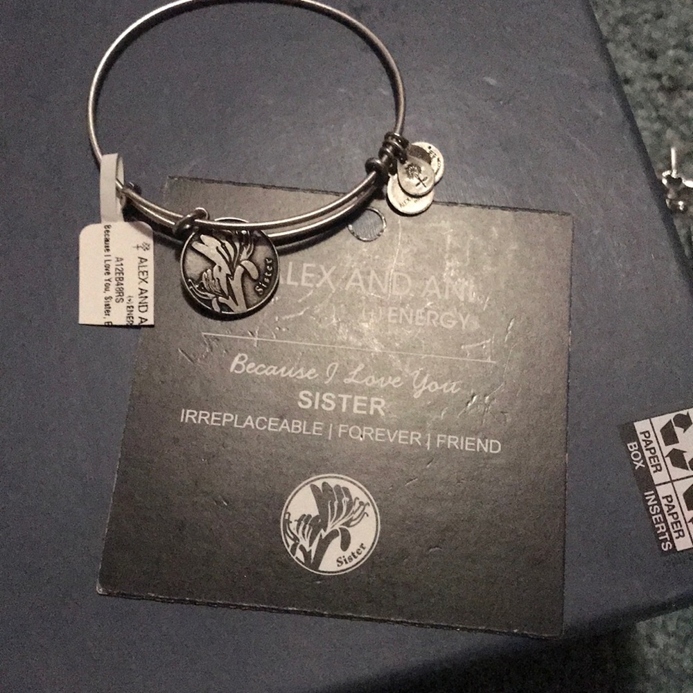 Alex and ani bracelet- sister